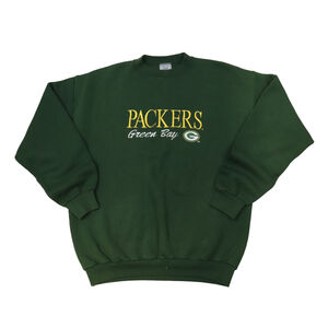 Vintage 7 Logo Packers Green Crewneck Size L